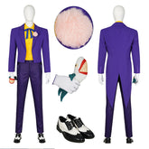 1992 Joker Costume Batman: The Animated Series The Joker Cosplay Suit Shoes Clownfish